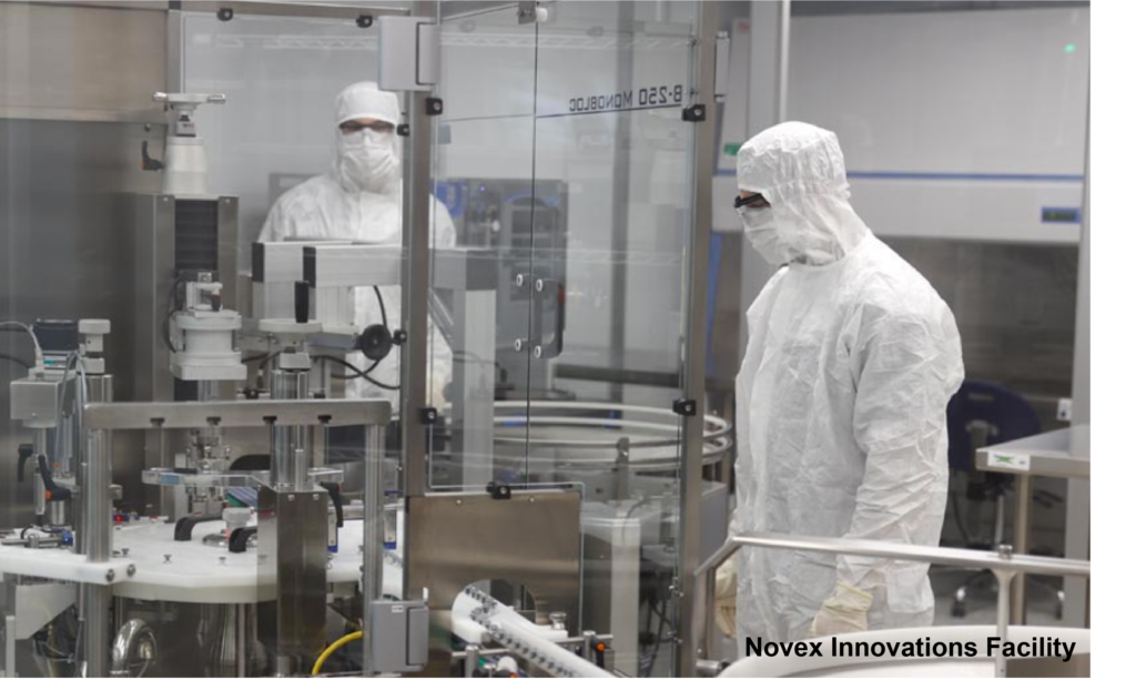 novex innovations facilities